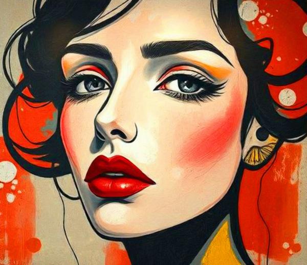 buntes gesicht gemat pop art street art -peggy liebenow_4